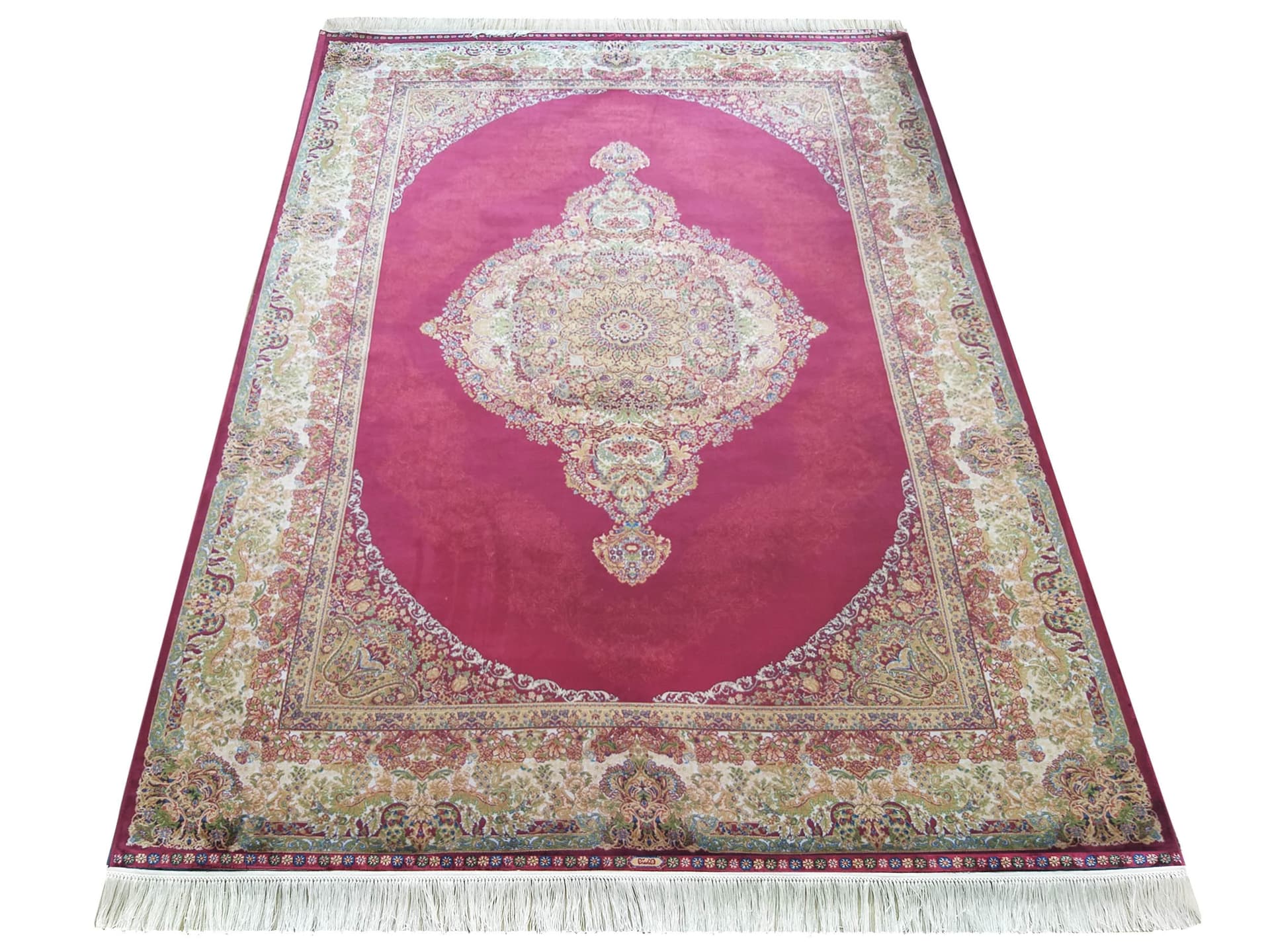 Dywan Ekskluzywny Qum Silk 01 Red czerwony 200 x 300 cm