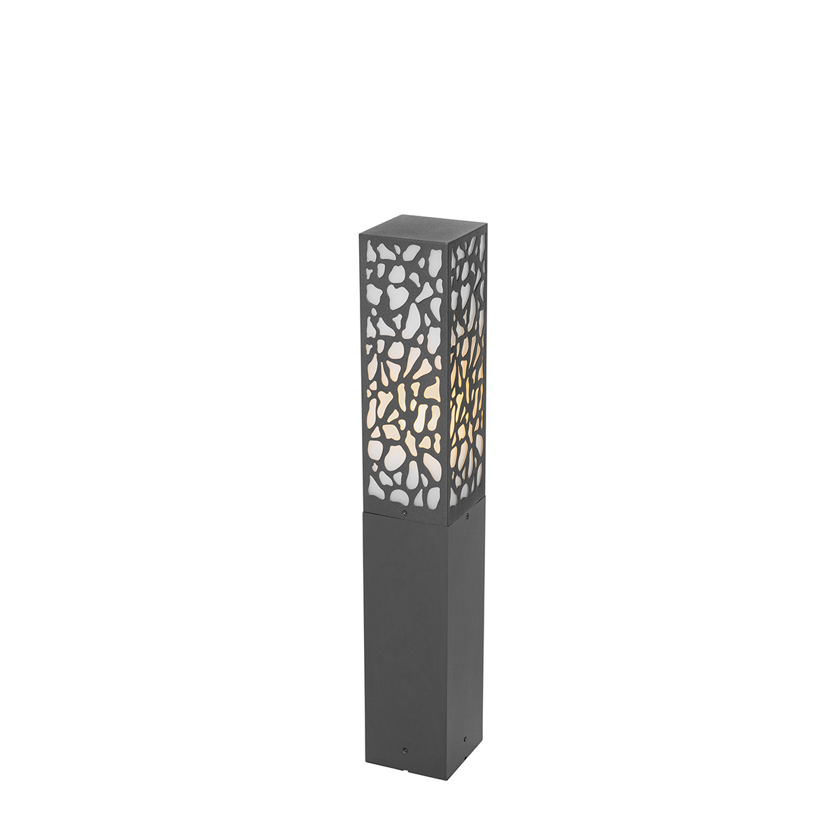 QAZQA Nowoczesny słupek zewnętrzny czarny 60 cm IP44 - Nicole