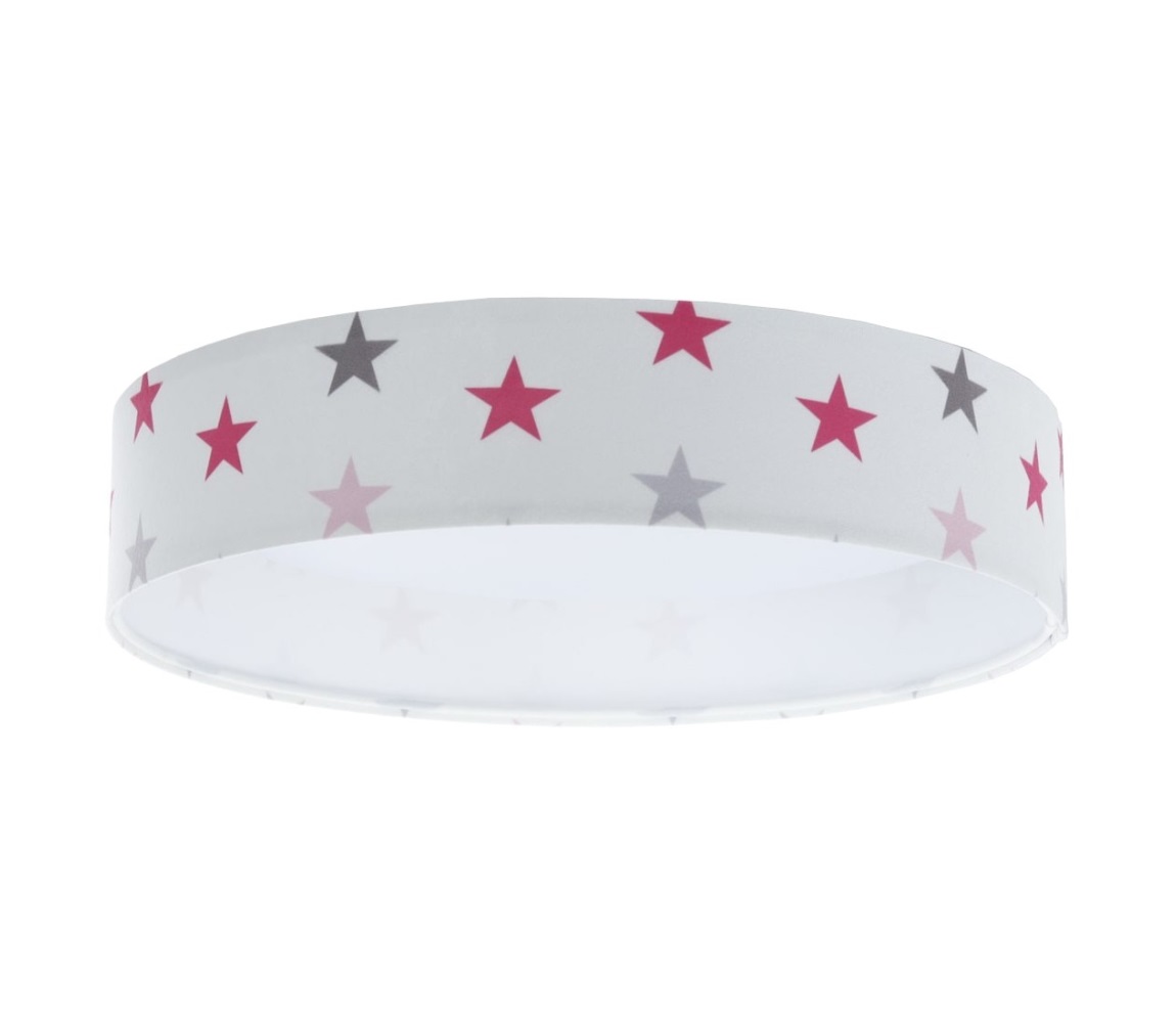 LED Lampa ściemnialna GALAXY KIDS LED/24W/230V gwiazdy biała/różowa/szara + pilot