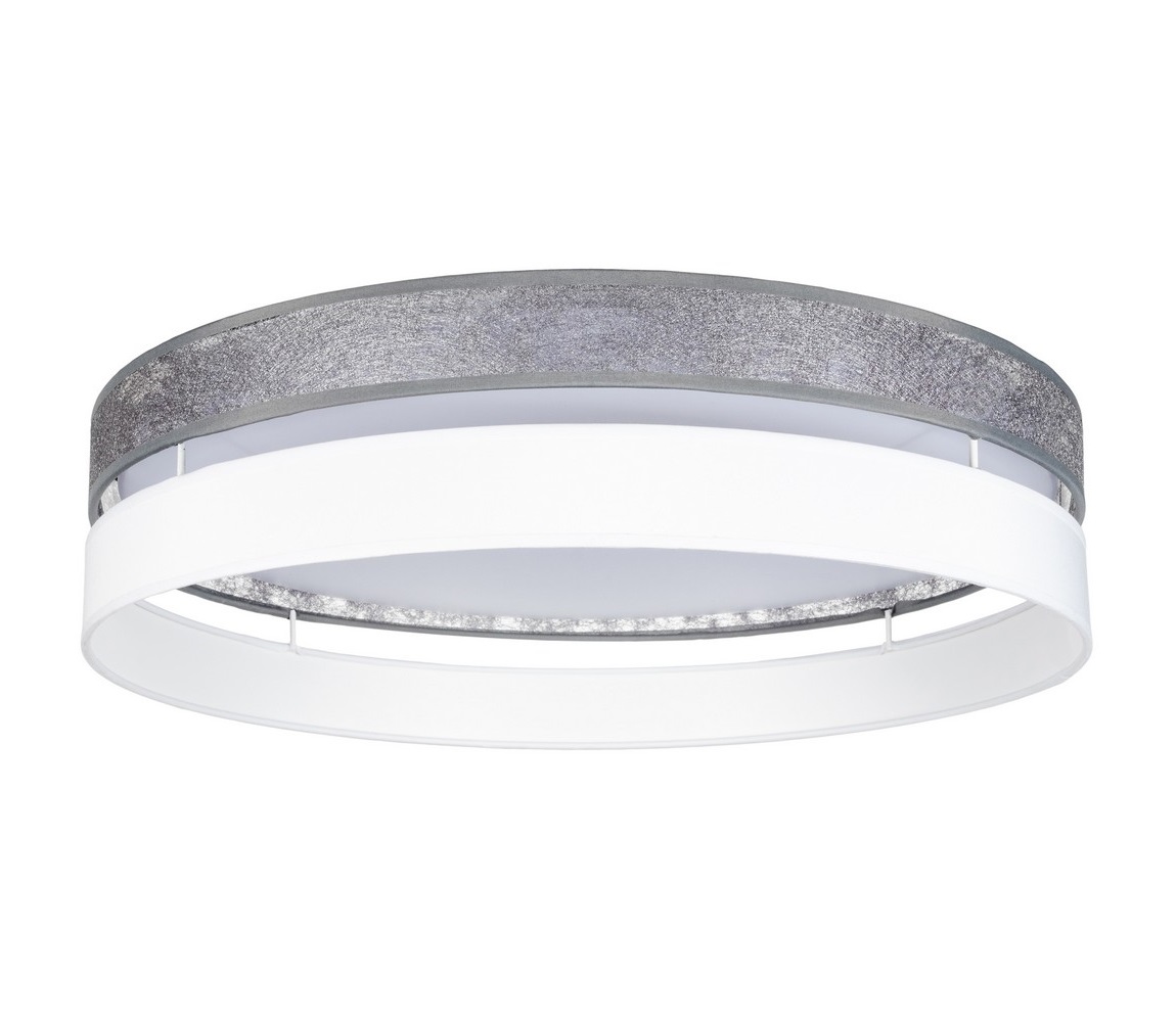 LED Ściemnialny plafon LIMA LED/36W/230V Wi-Fi Tuya + pilot srebrny/biały