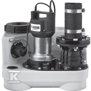 Przepompownia kompletna Compli 300 E (230V) do zastosowań wewnątrz budynków, Qmax = 30 m3/h, Hmax = 10 m