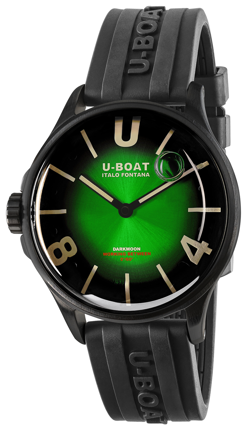 Zegarek U-BOAT 9503 DARKMOON 40 MM GREEN PVD SOLEIL