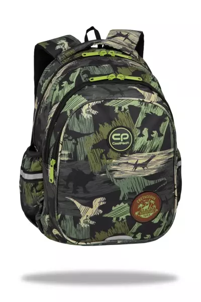 Coolpack F029672, Plecak szkolny Jerry ADVENTURE PARK, Zielony, Zielony, 39 x 28 x 15 cm, designerski