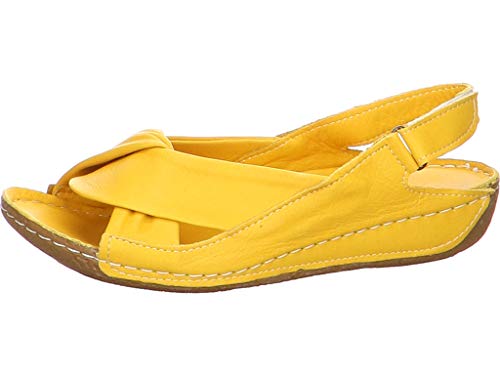 Andrea Conti Sandały damskie, żółty, 42 EU