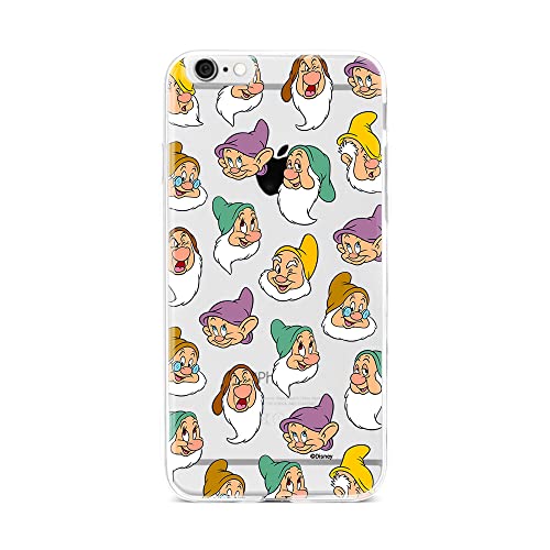 ERT GROUP etui na telefon Apple Iphone 6 PLUS, case oryginalny i oficjalnie licencjonowany przez Disney, wzór Snow White and the Seven Dwarfs 015, plecki z TPU częściowo przeźroczyste
