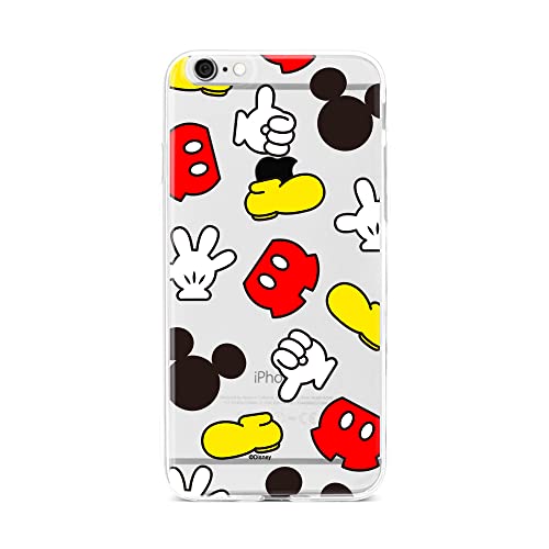 ERT GROUP etui na telefon Apple Iphone 6/6S, case oryginalny i oficjalnie licencjonowany przez Disney, wzór Mickey 046, optymalnie dopasowane, plecki z TPU częściowo przeźroczyste