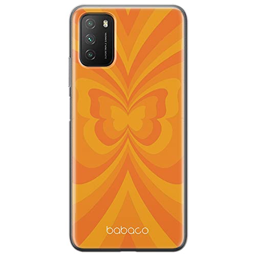 ERT GROUP etui na telefon Xiaomi REDMI 9T/ POCO M3, case oryginalny i oficjalnie licencjonowany przez Babaco, wzór Butterflies 001, optymalnie dopasowane, plecki z TPU