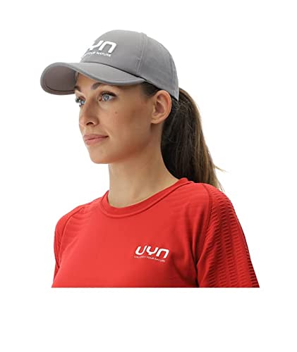 UYN O102658 Cotton Czapka z daszkiem Unisex Szary/Biały Uni