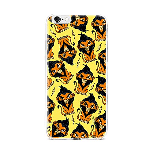 ERT GROUP etui na telefon Apple Iphone 6/6S, case oryginalny i oficjalnie licencjonowany przez Disney, wzór Scar 002, optymalnie dopasowane, plecki z TPU