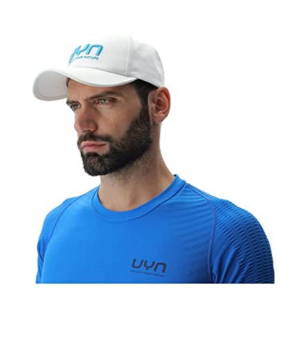 UYN O102658 Cotton Czapka z daszkiem Unisex Biały/Turkusowy Uni