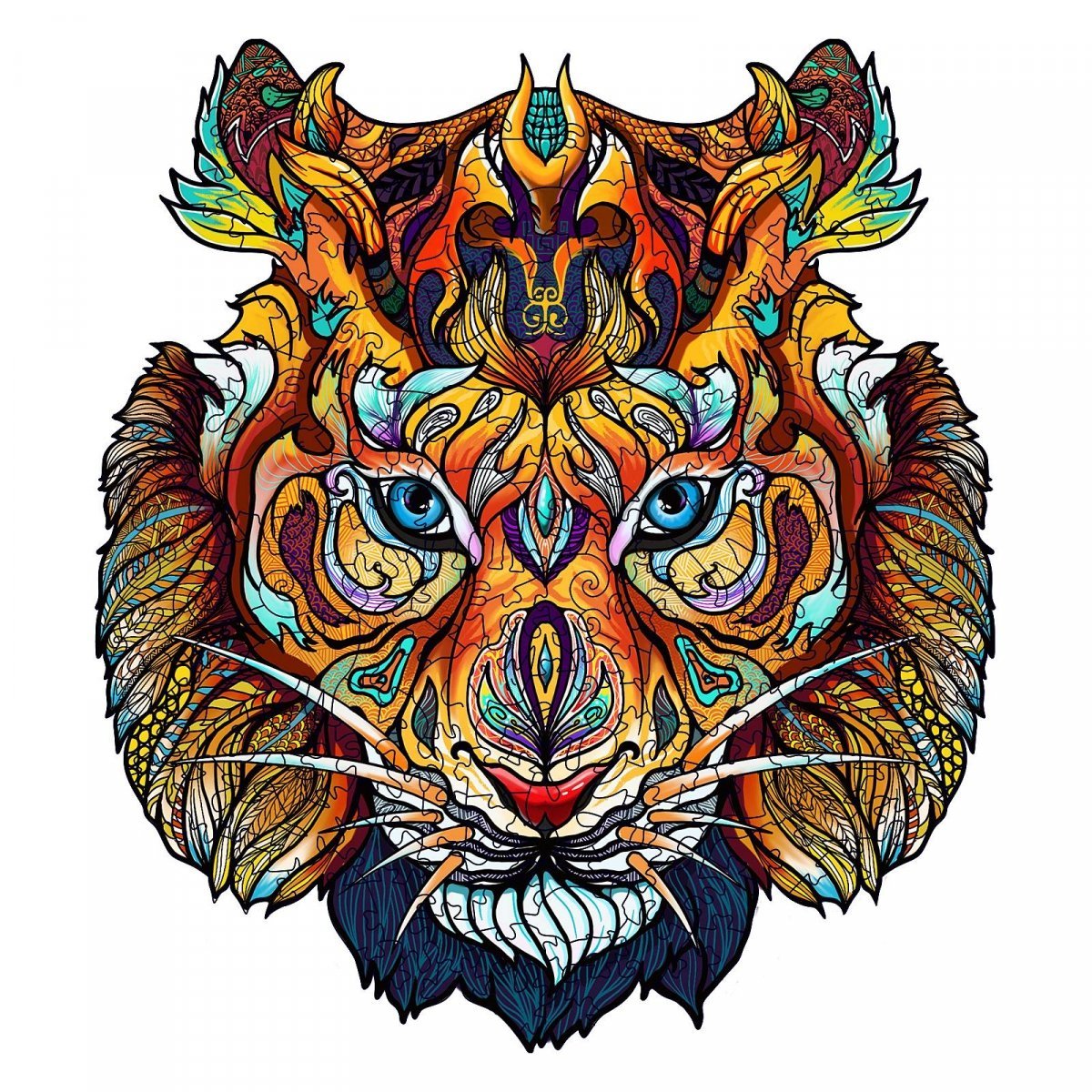 Puzzle Drewniane NIEZWYCIĘŻONY TYGRYS M