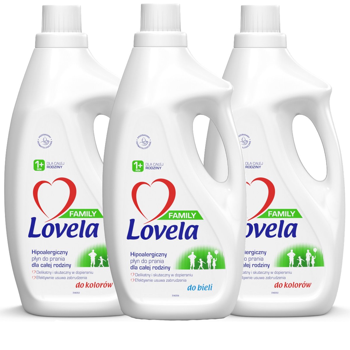 Lovela Family Mleczko MIX 3x1,85l (84 pr)