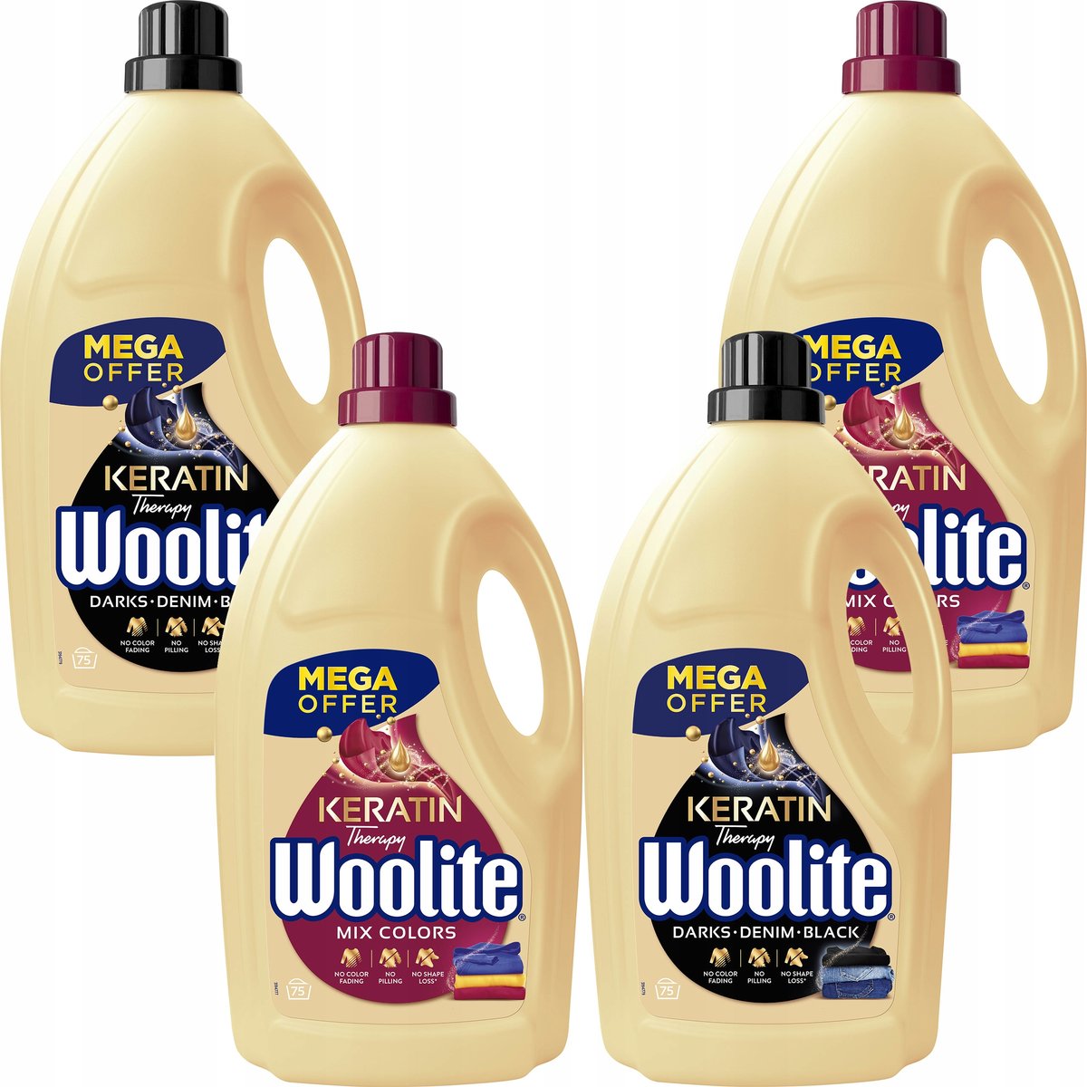 Zestaw Woolite Płyn do Prania MIX 18L