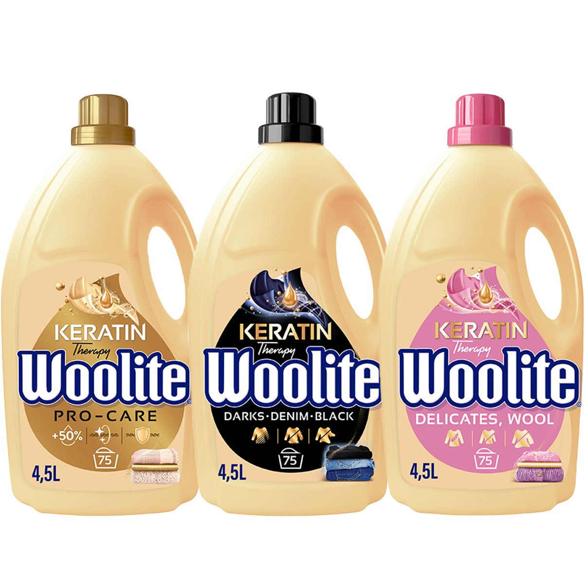 Zestaw Woolite Płyn żel do Prania 4,5L * 3