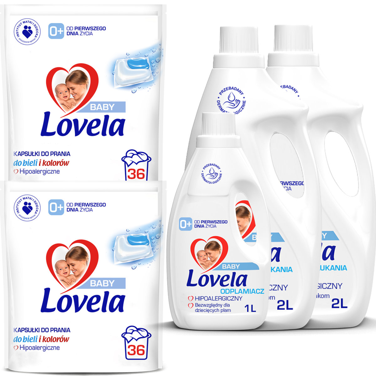 Zestaw Lovela Środki do prania dla niemolaków i dzieci