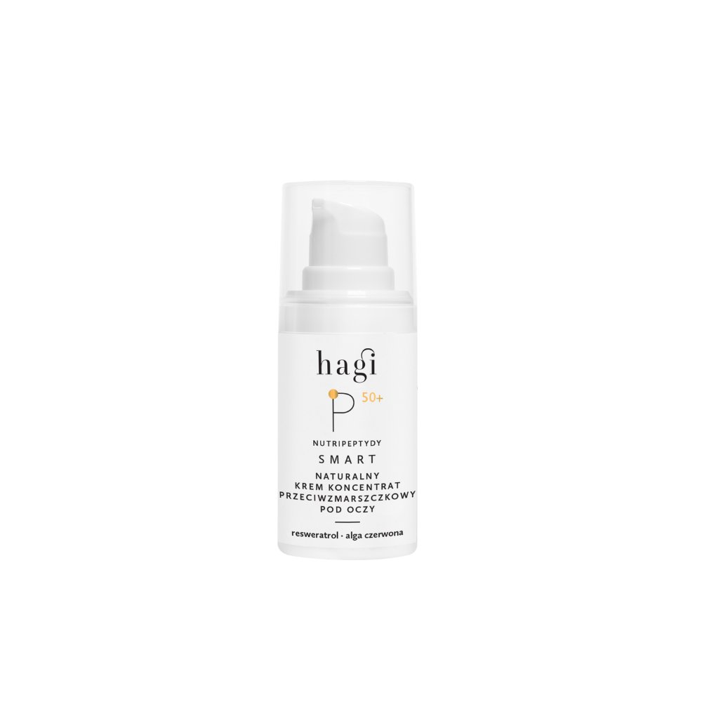Hagi Smart P 50+ Naturalny krem-koncentrat przeciwzmarszczkowy pod oczy Nutripeptydy 15ml