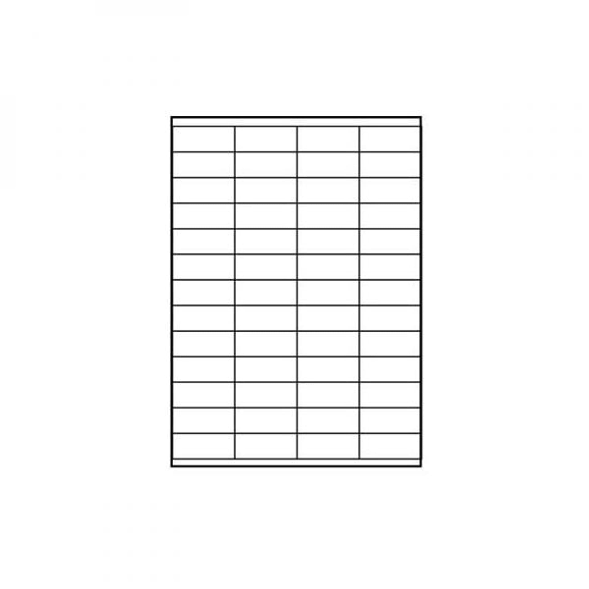 Logo Etykiety A4 matowe białe 25 szt 32208