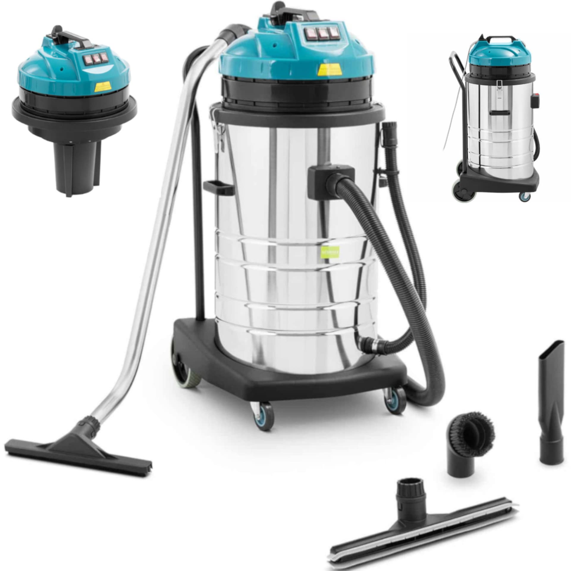 ulsonix Odkurzacz na sucho i mokro - 3000 W - 80 l FLOORCLEAN 80PRO+