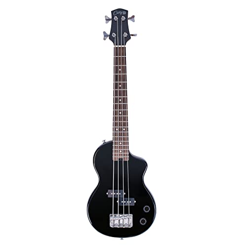 Carry-on by Blackstar Mini gitara basowa czarna idealna dla dzieci i dorosłych, początkujących i podróżujących