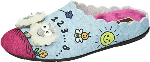 Manitu Home Damskie kapcie 320092-00, wielokolorowe, 41 EU