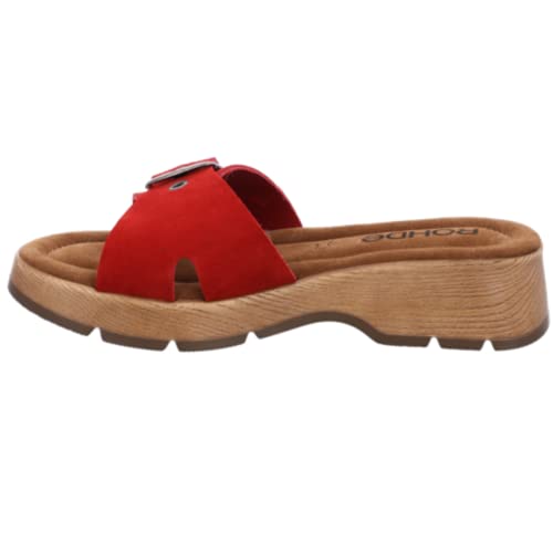 Rohde Damskie kapcie Licata, 43 Cherry, 36 EU