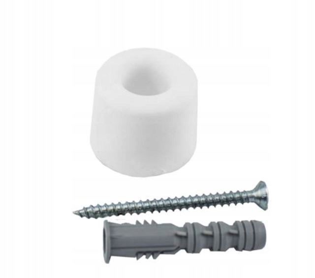 Odbojnik gumowy biały Ø30 x 24 mm ANDPOL