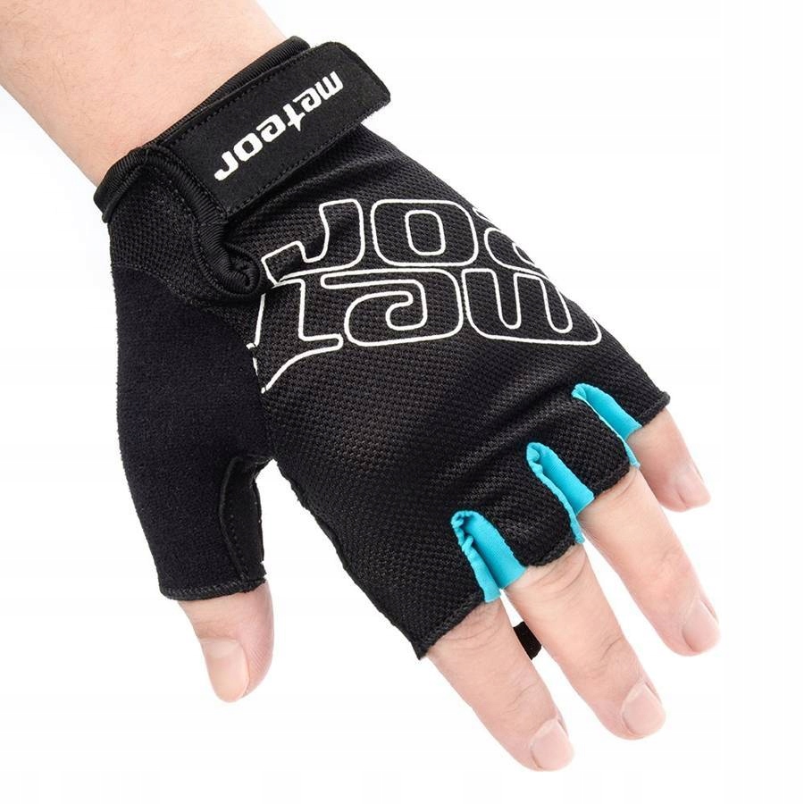 Rękawiczki rowerowe Meteor GL Gel 35 niebieskie 26144-26145-26146