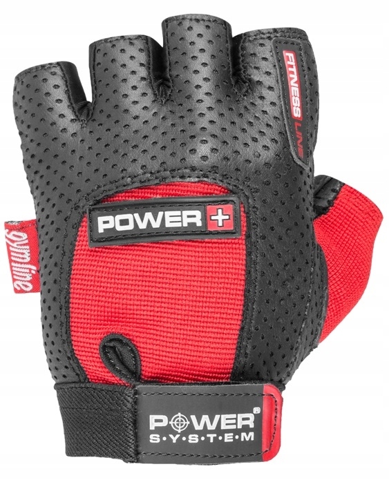 POWERSYSTEM POWER-SYSTEM RĘKAWICZKI POWER PLUS-RED-M