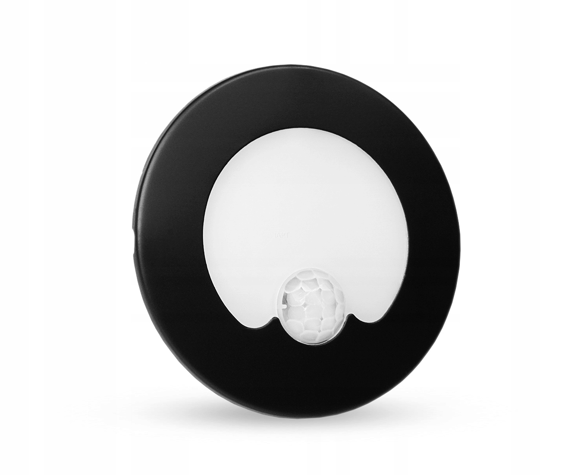 Oprawa schodowa czarna okrągła 7.8 cm IP20 30 lm LED DPM