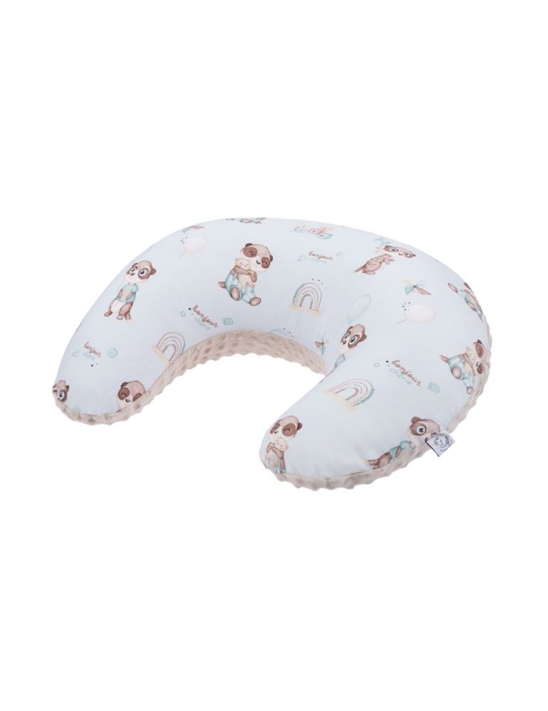 Bonjour Cherie Rogal bambusowy 50x65cm Rayan Minky Bleached sand