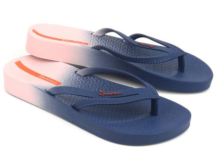 Japonki damskie basenowe - IPANEMA 83385, niebieskie - Ipanema