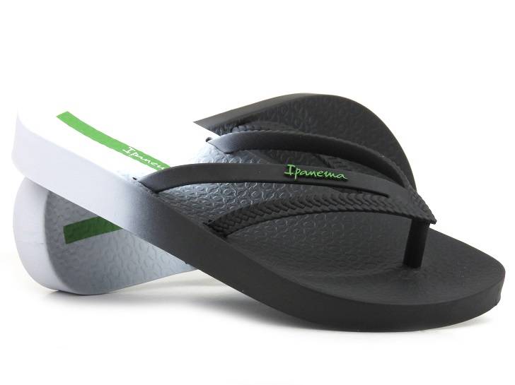 Japonki damskie basenowe - IPANEMA 83385, czarne - Ipanema