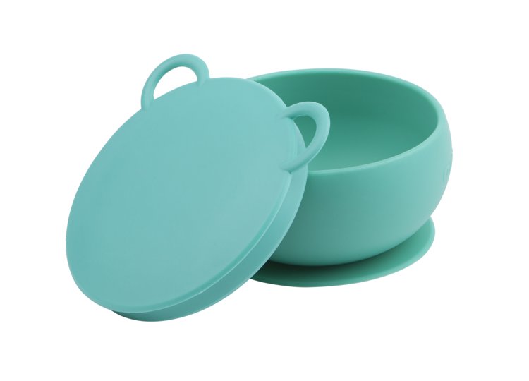 MINIKOIOI Miseczka silikonowa z pokrywką zielona MINIKOIOI 8681176330775
