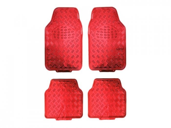inny Dywaniki samochodowe aluminiowe) komplet 4 szt Carbon OA-0702
