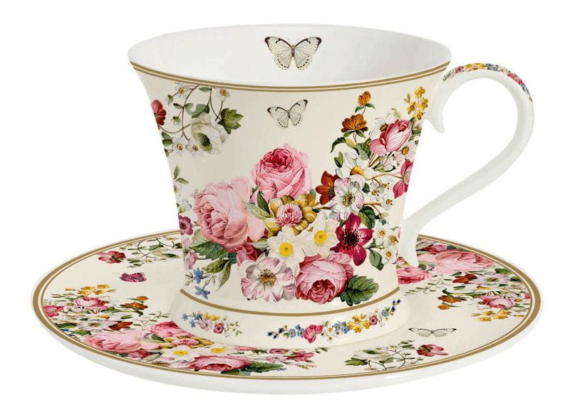 Nuova R2S Filiżanka śniadaniowa 0,3L Blooming Opulence biały 1357 BLOC 1357 BLOC
