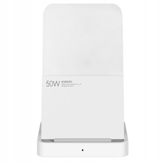 Xiaomi Ładowarka bezprzewodowa Vertical AirCool Wireless Charger Pro 50W, biała