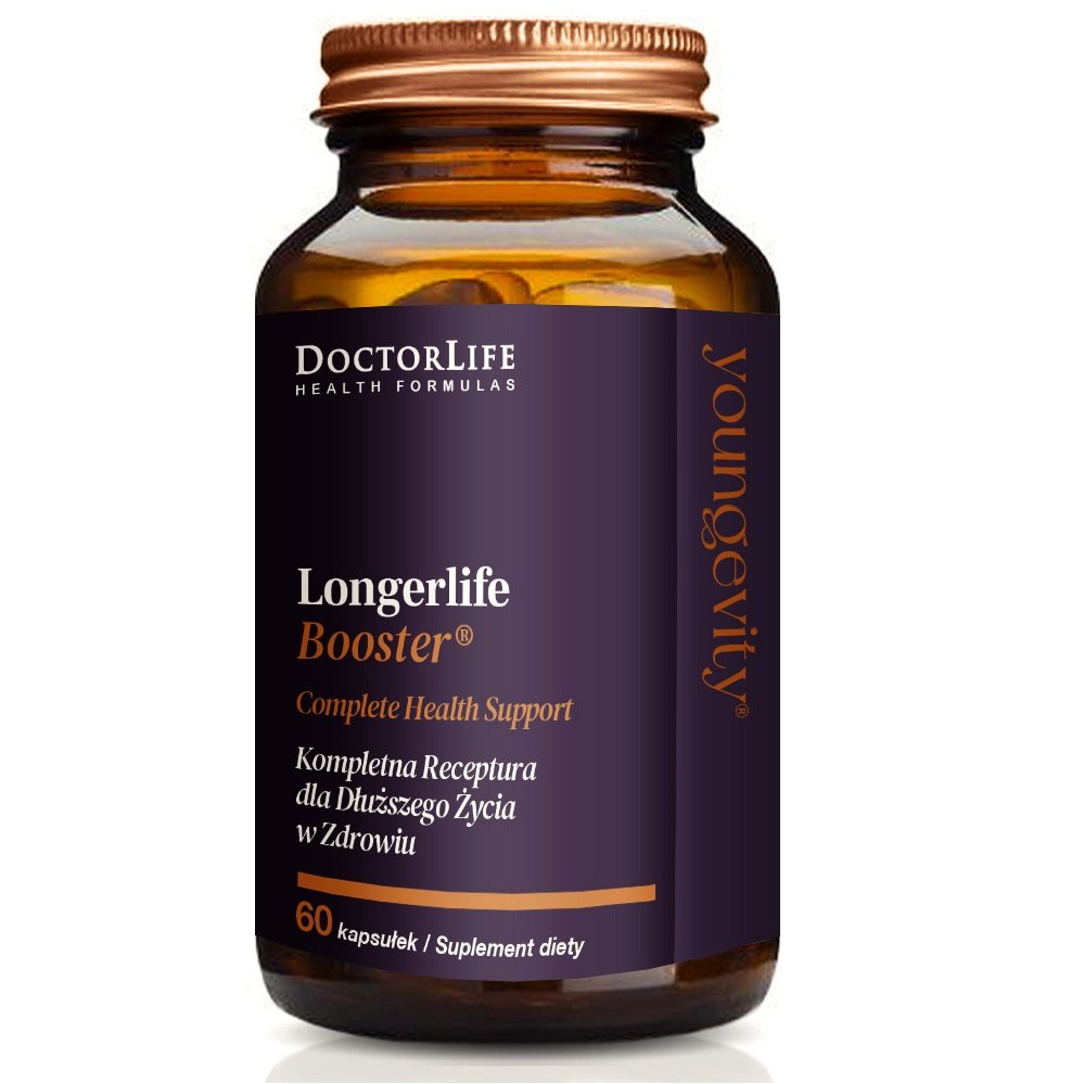 Doctor Life Longerlife Booster, Wsparcie Zdrowia, Suplement Diety, 60 Kaps.