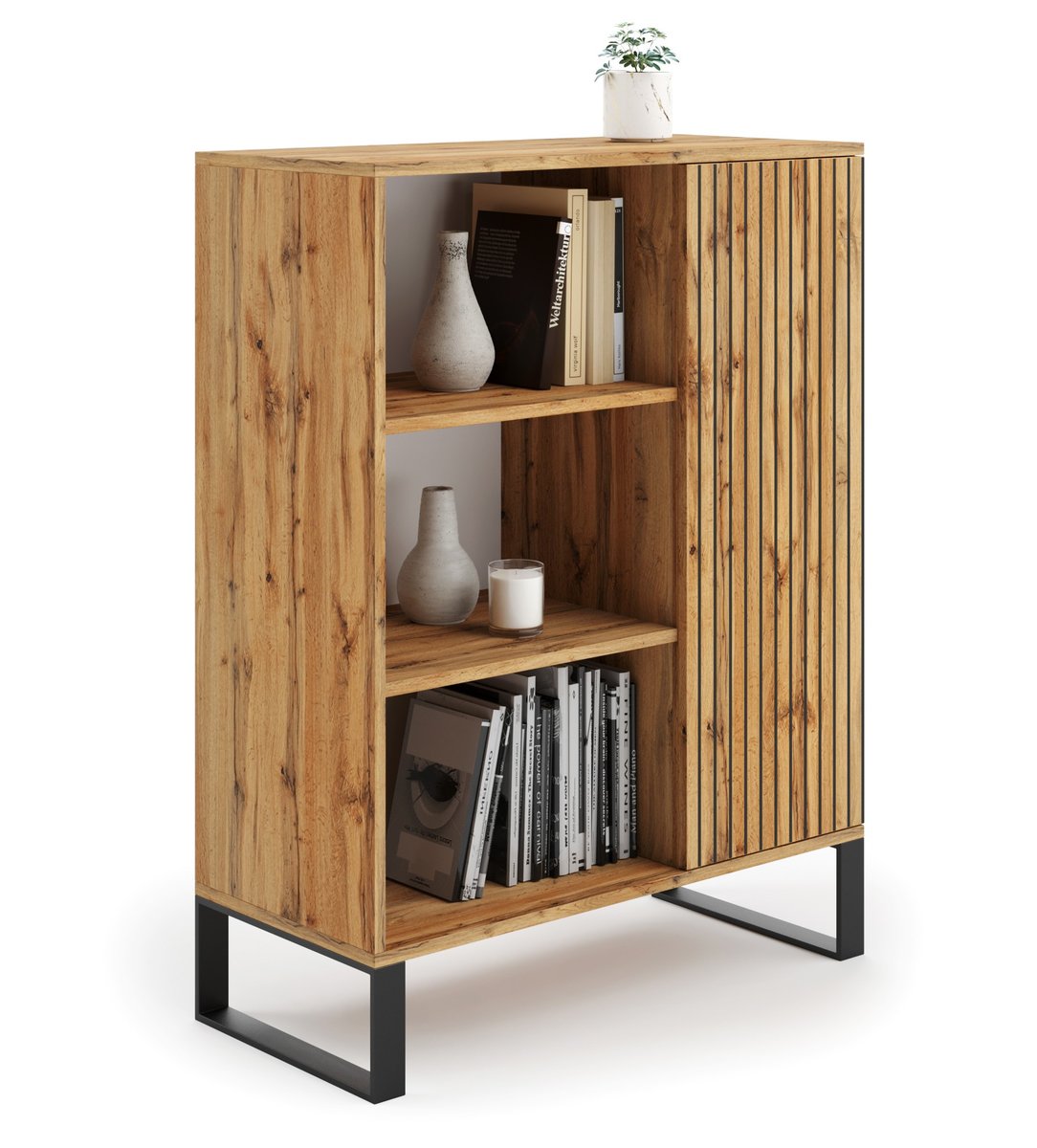 Szafka FONDI regał, komoda loft industrialna półka