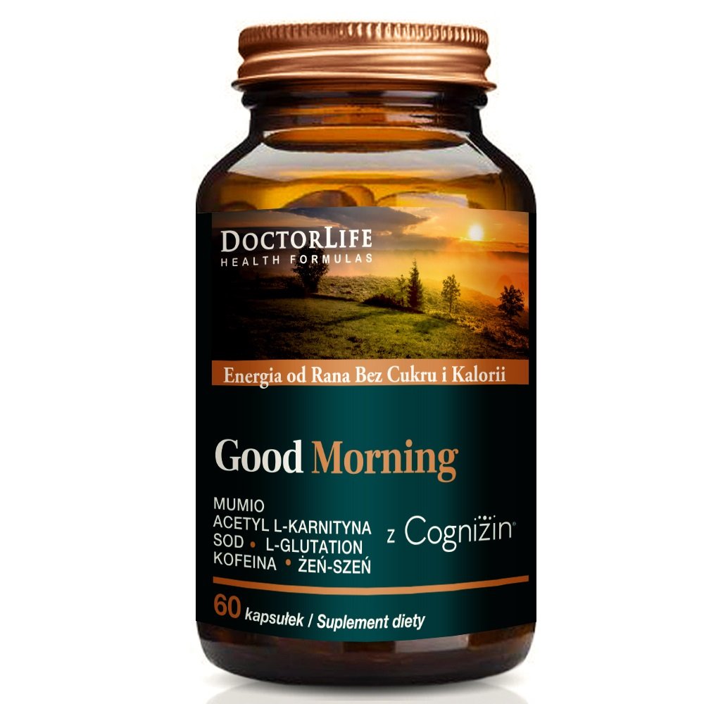 Doctor Life, Good Morning, Energia Od Rana Bez Cukru I Kalorii, Suplement Diety, 60 Kaps.