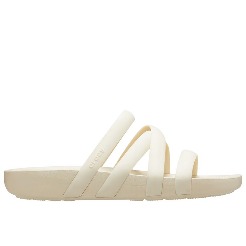 Klapki Crocs Splash Strappy Sandal 208217-2Y2 - kremowe