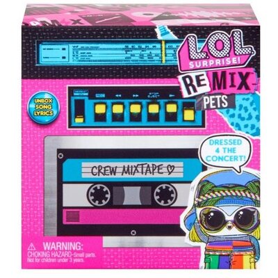 MGA L.O.L. Surprise - Remix Pets Zwierzątko LOL z fryzurką i ubrankiem 567080