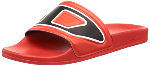Diesel Sandały męskie Mayemi, Czerwony czarny H8986, 45 EU