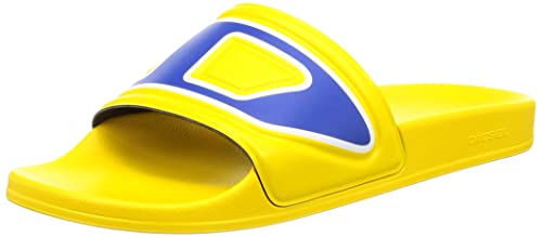 Diesel Sandały męskie Mayemi, Cyber Yellow Snorkel Blue H9480, 40.5 EU