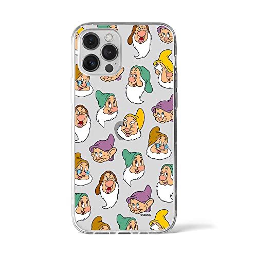 ERT GROUP etui na telefon Apple Iphone 12 PRO MAX, case oryginalny i oficjalnie licencjonowany przez Disney, wzór Snow White and the Seven Dwarfs 015, plecki z TPU częściowo przeźroczyste