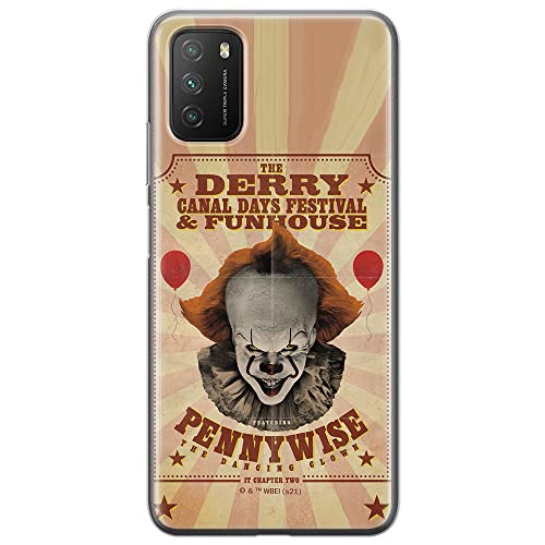 ERT GROUP etui na telefon Xiaomi REDMI 9T/ POCO M3, case oryginalny i oficjalnie licencjonowany przez Horror, wzór It 023, optymalnie dopasowane, plecki z TPU