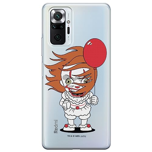 ERT GROUP etui na telefon Xiaomi REDMI NOTE 10 PRO, case oryginalny i oficjalnie licencjonowany przez Horror, wzór It 005, optymalnie dopasowane, plecki z TPU częściowo przeźroczyste