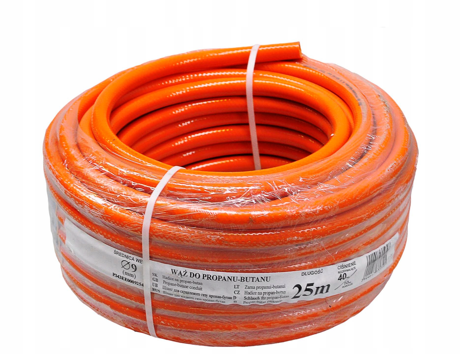 INNA WĄŻ ACETYLENOWY DO GAZU 9MM 1 SZPULA = 25M)