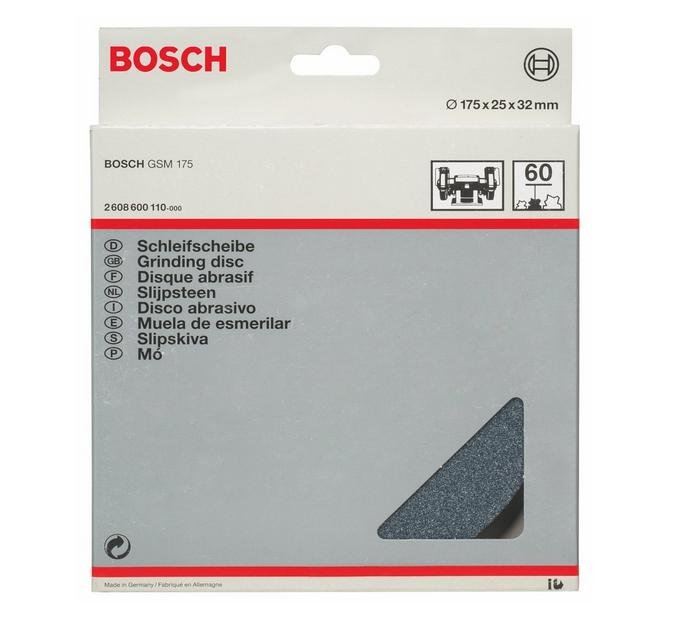 Bosch Tarcza szlifierska do szlifierek podwójnych 175 mm 32 mm 60 2608600110 Ziarnistość 60 1 szt