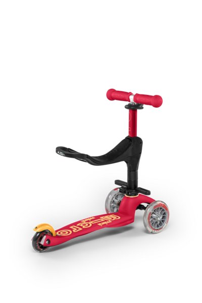 Micro Mini Micro 3w1 Deluxe Plus Rubin Red MMD056 jeździk hulajnoga 3 w 1 825