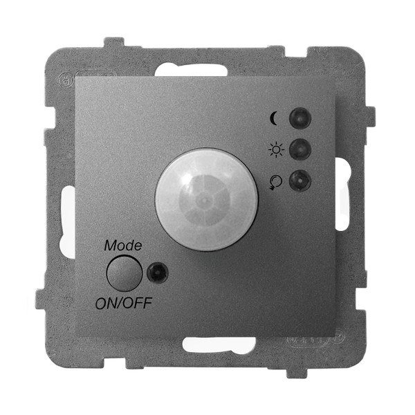 Ospel Elektroniczny czujnik ruchu Szary mat Aria - ŁP-16U/m/70